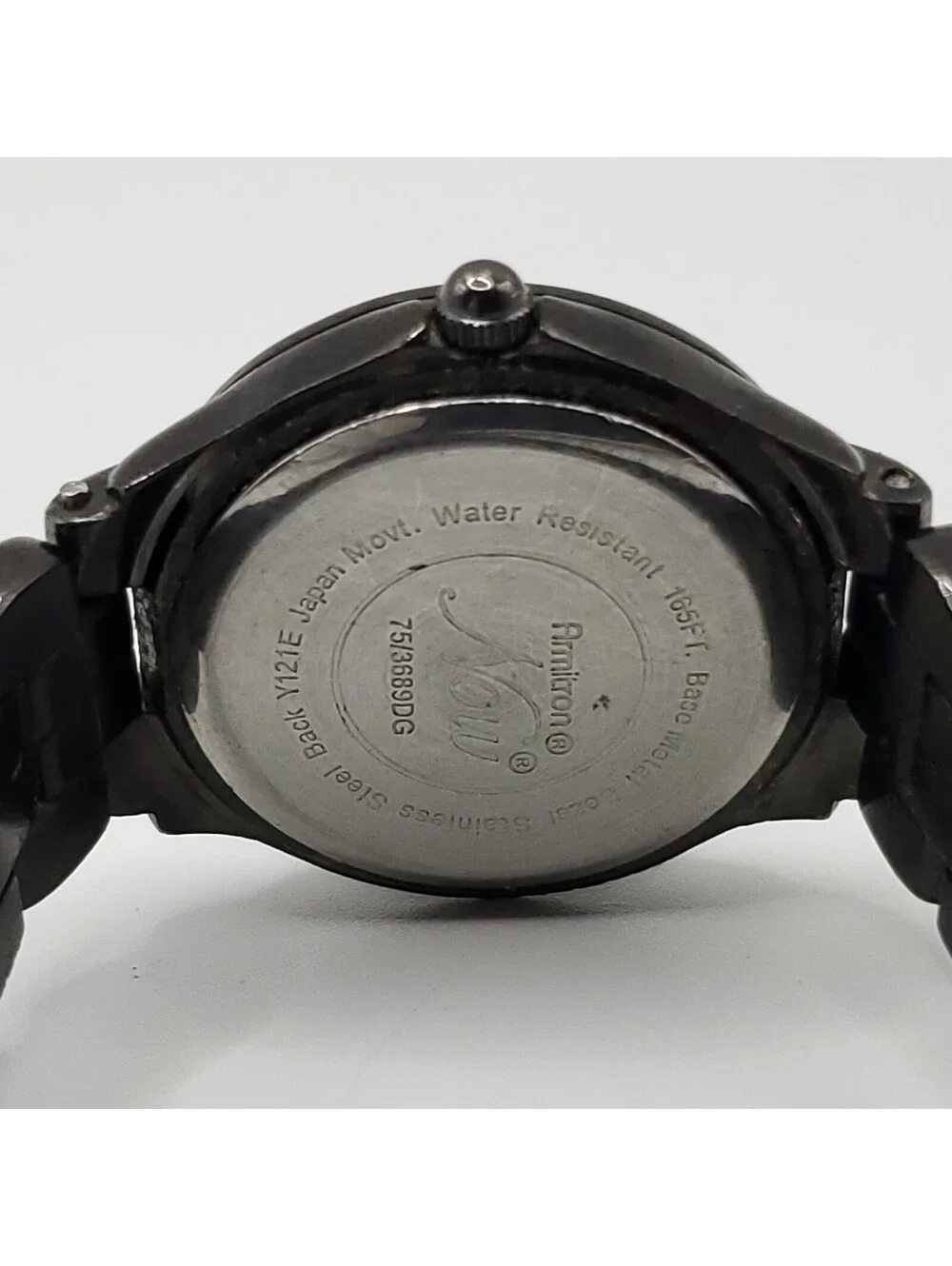 Armitron Now Purple/Black Watch Women 26mm New Battery